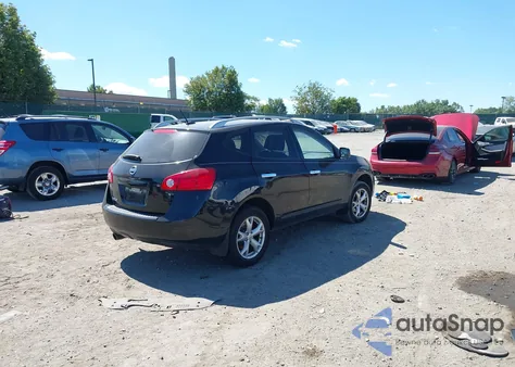 2010 Nissan Rogue Sl из США, поврежденный, VIN JN8AS5MV2AW103831